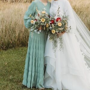 Dainty Jewells Sage Long Sleeve Dress